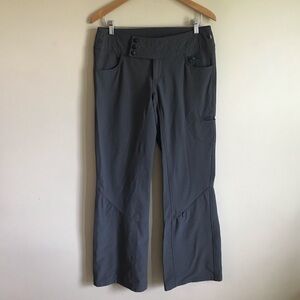 Rare Lululemon Carry All Pant Bootcut Softshell Hiking Trail Grey Size 10